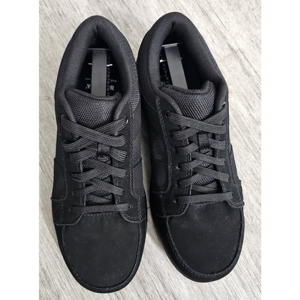Brahma Men’s Casual Work Sneakers Black Lace Up Shoes Size 7 EUR 39.5 Anti Fatig